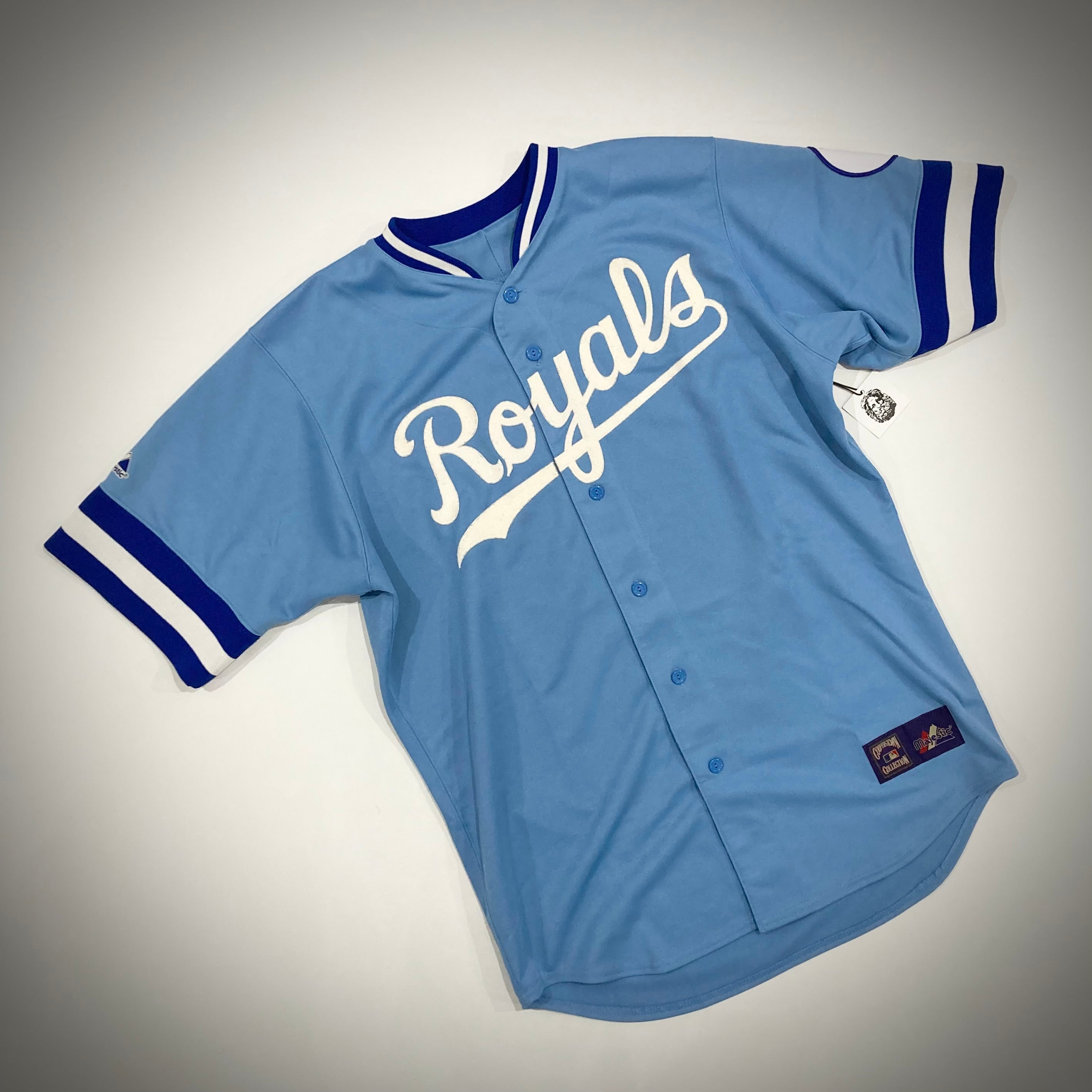 Vintage Kansas City Royals Majestic Cooperstown Collection  Baseball Jersey