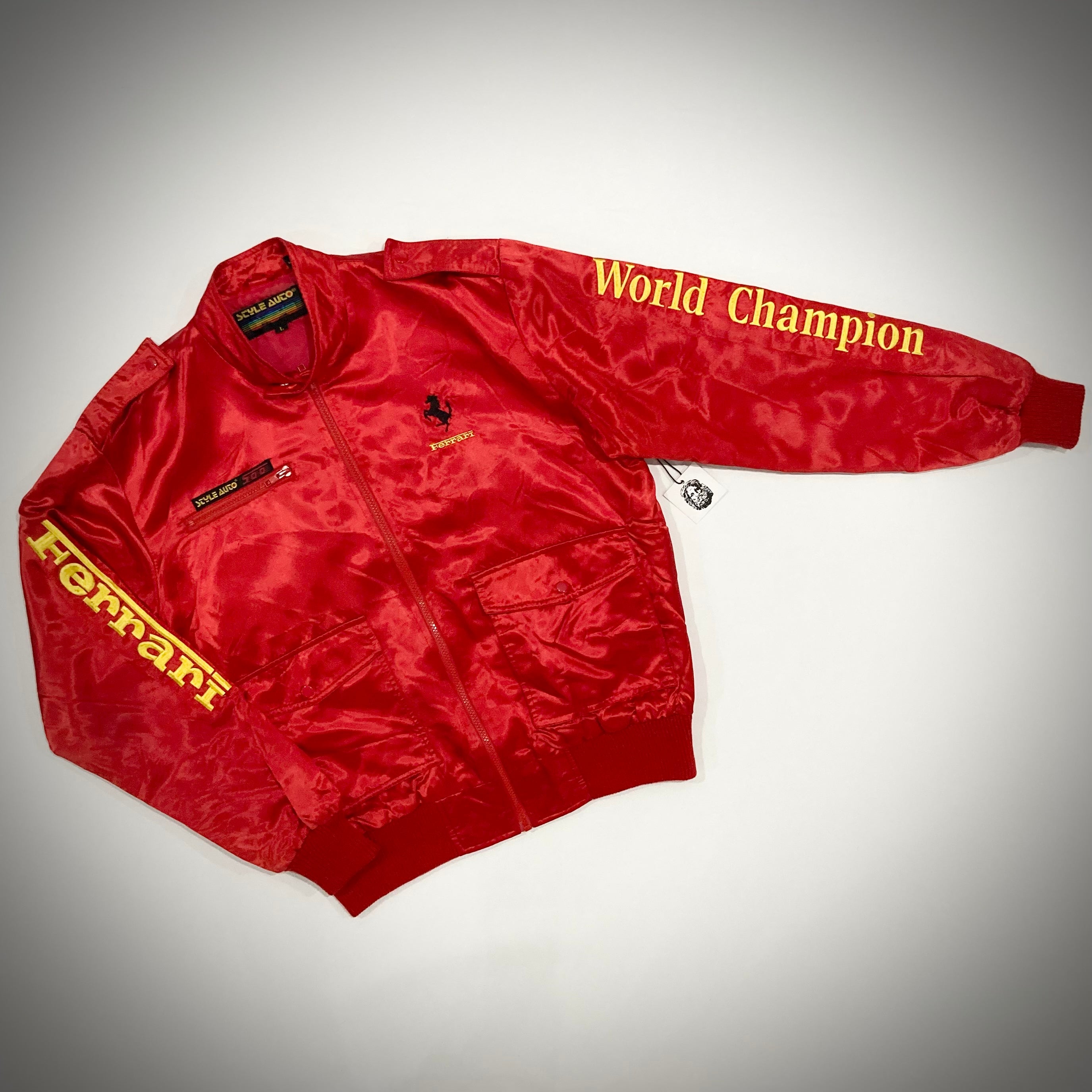 Vintage Ferrari Style Auto Jacket