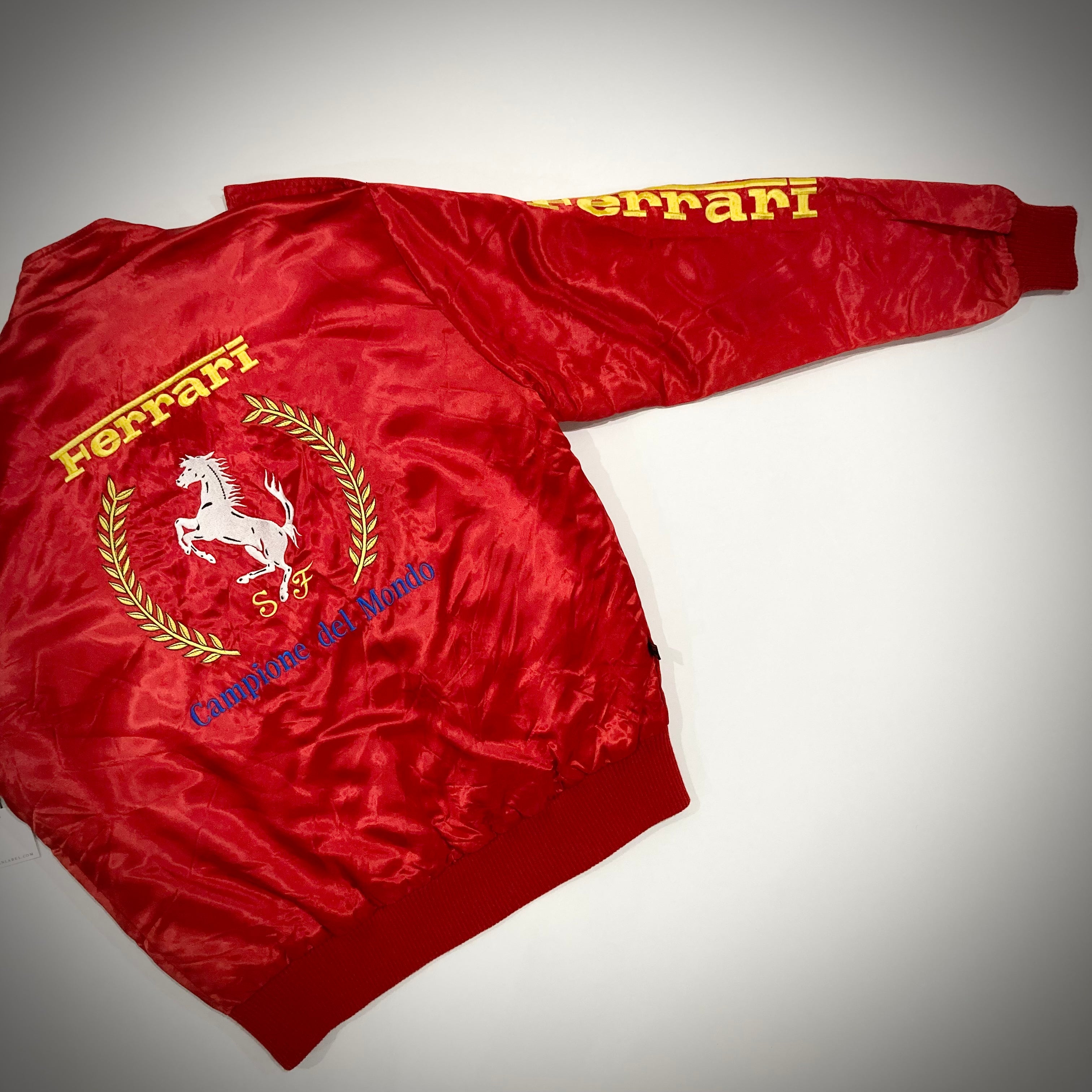 Vintage Ferrari Style Auto Jacket