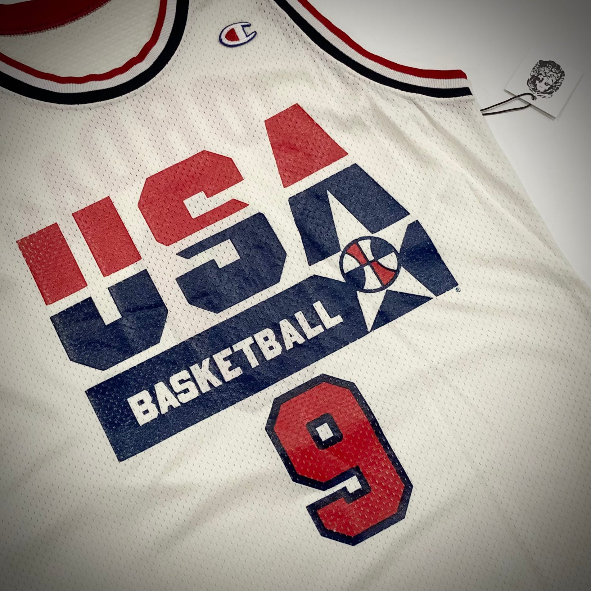 Vintage Champion USA Olympic Michael Jordan Jersey