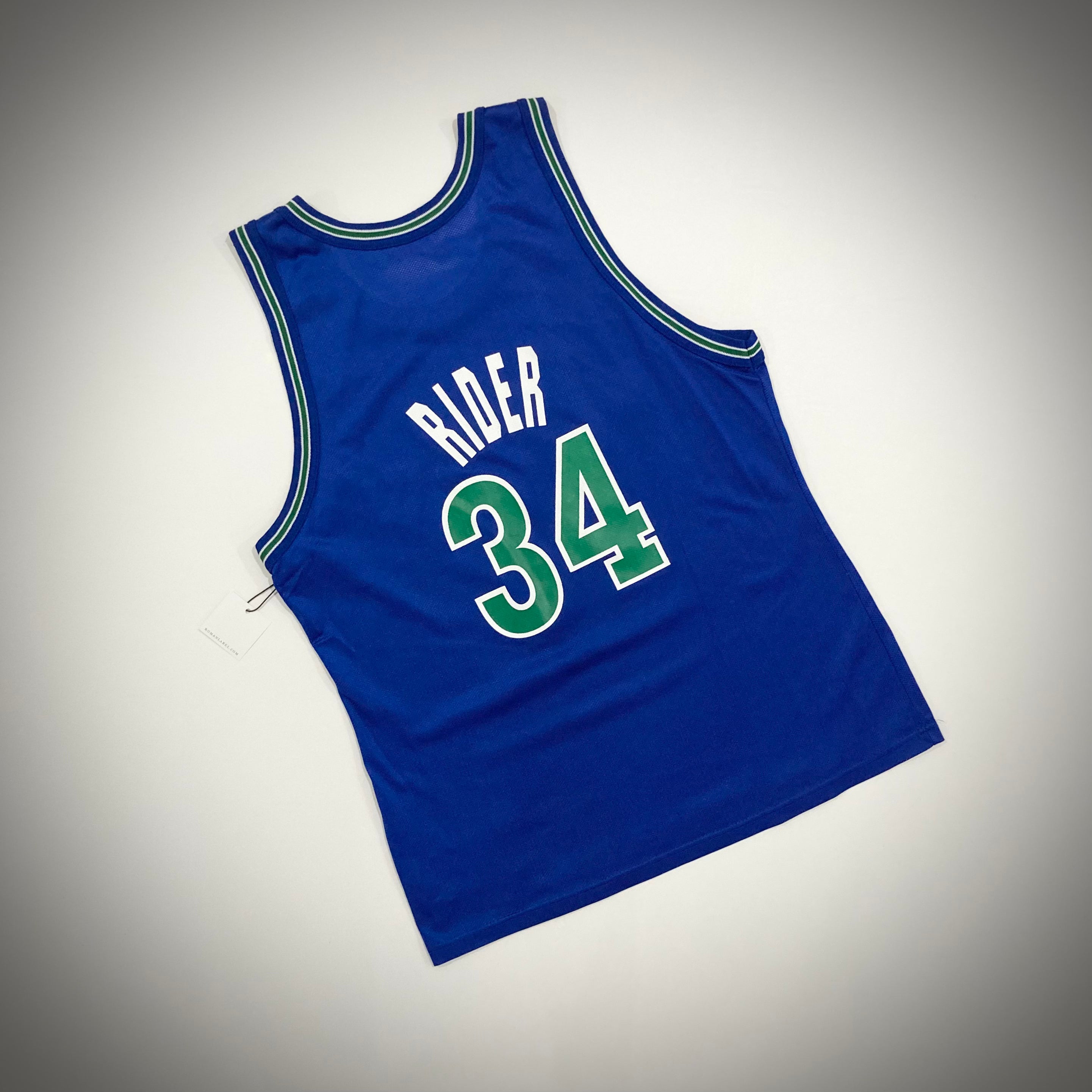 Vintage Champion Minnesota Timberwolves Isaiah Rider Jersey