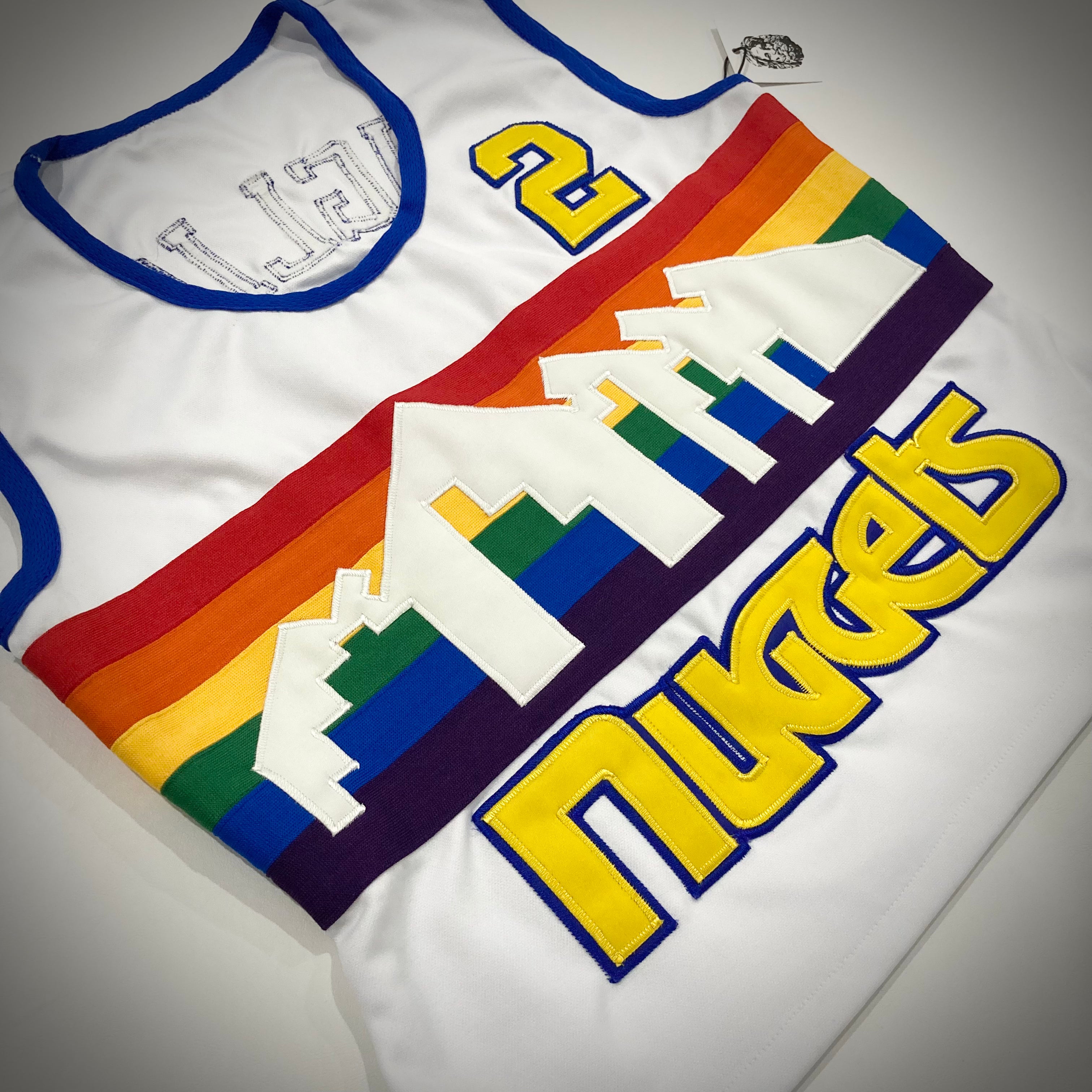 Vintage Alex English Denver Nuggets Custom Women’s Jersey Top