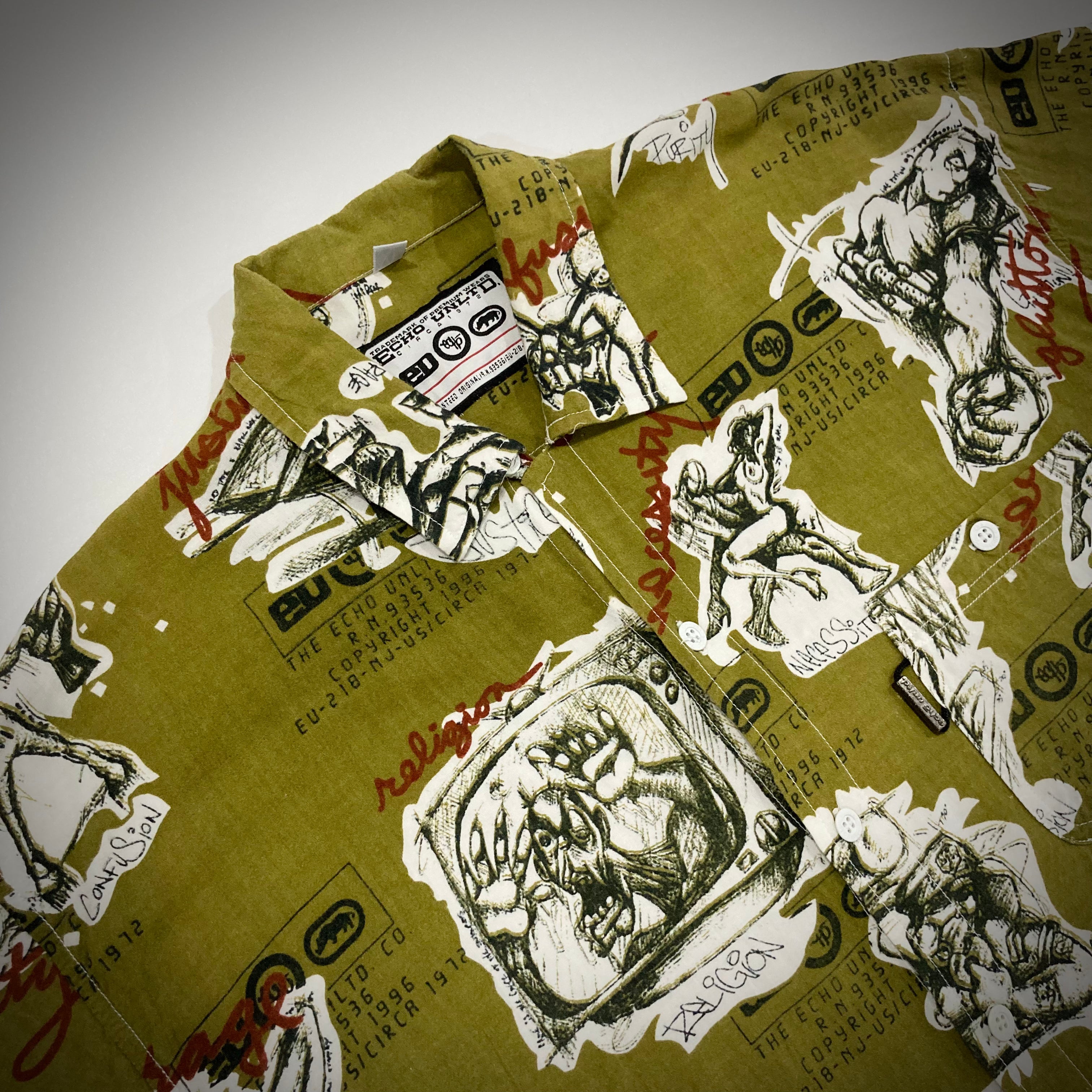 Vintage Echo Unlimited S/S Button Up