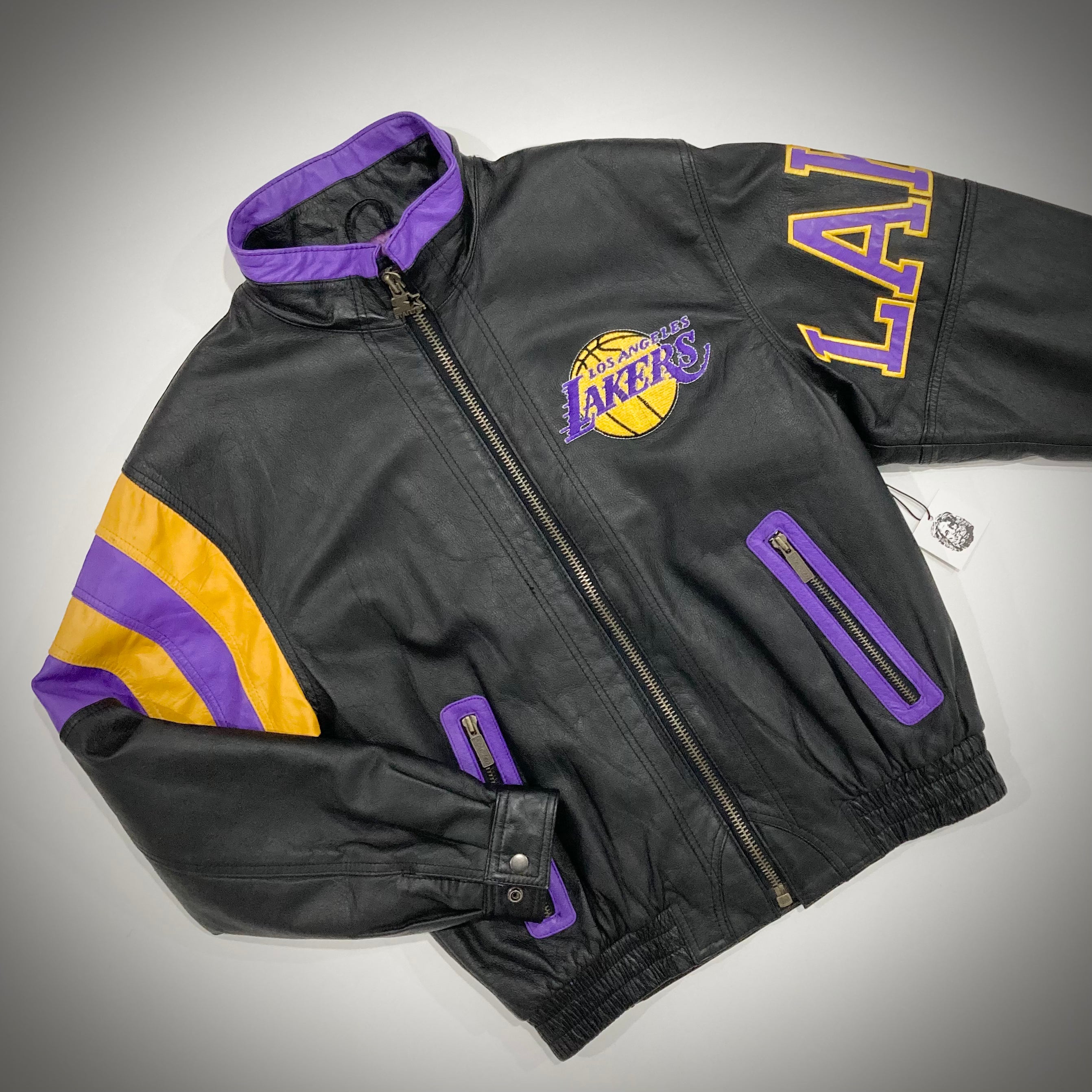 Vintage Los Angeles Lakers Leather Starter Jacket