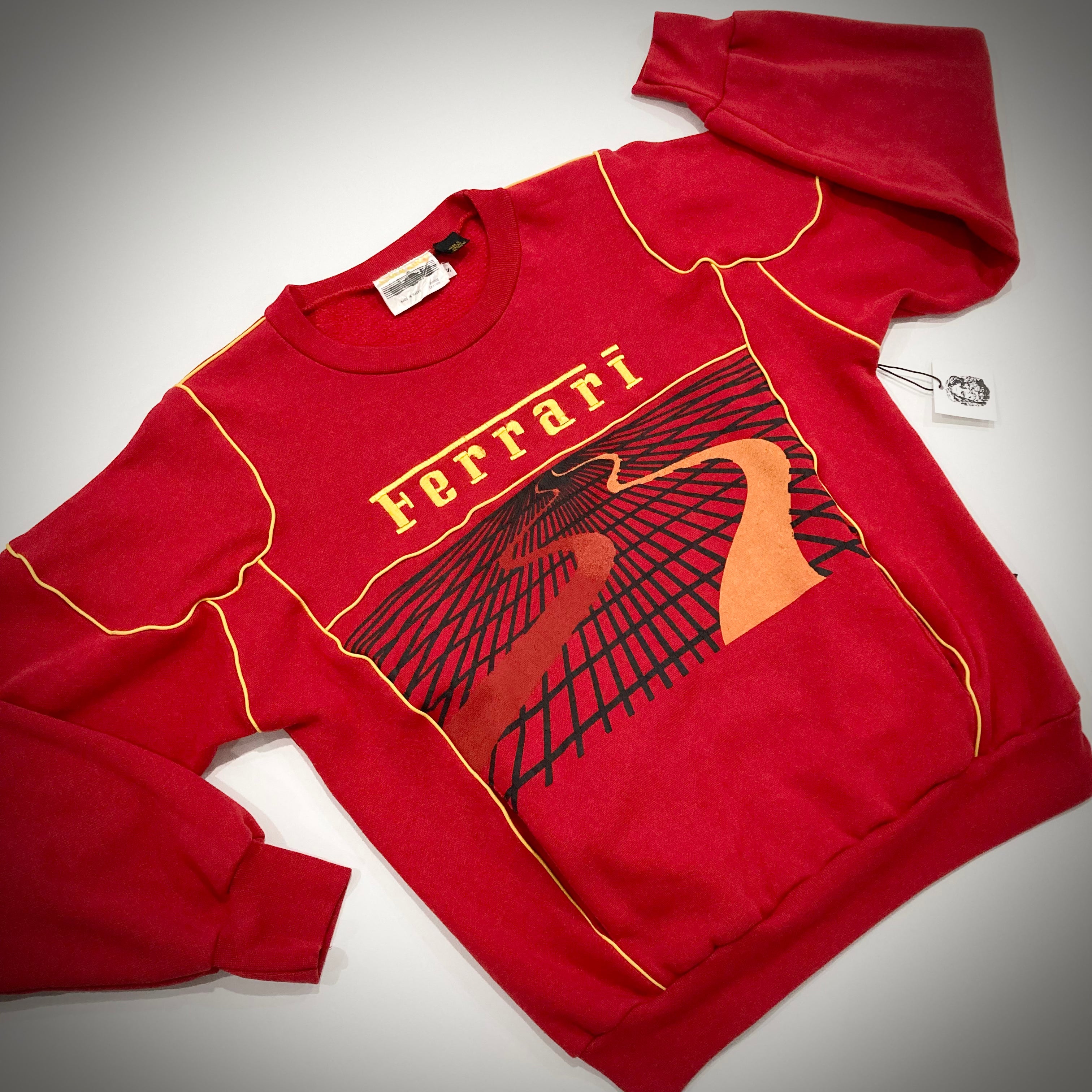 Vintage Ferrari Style Auto Sweatshirt