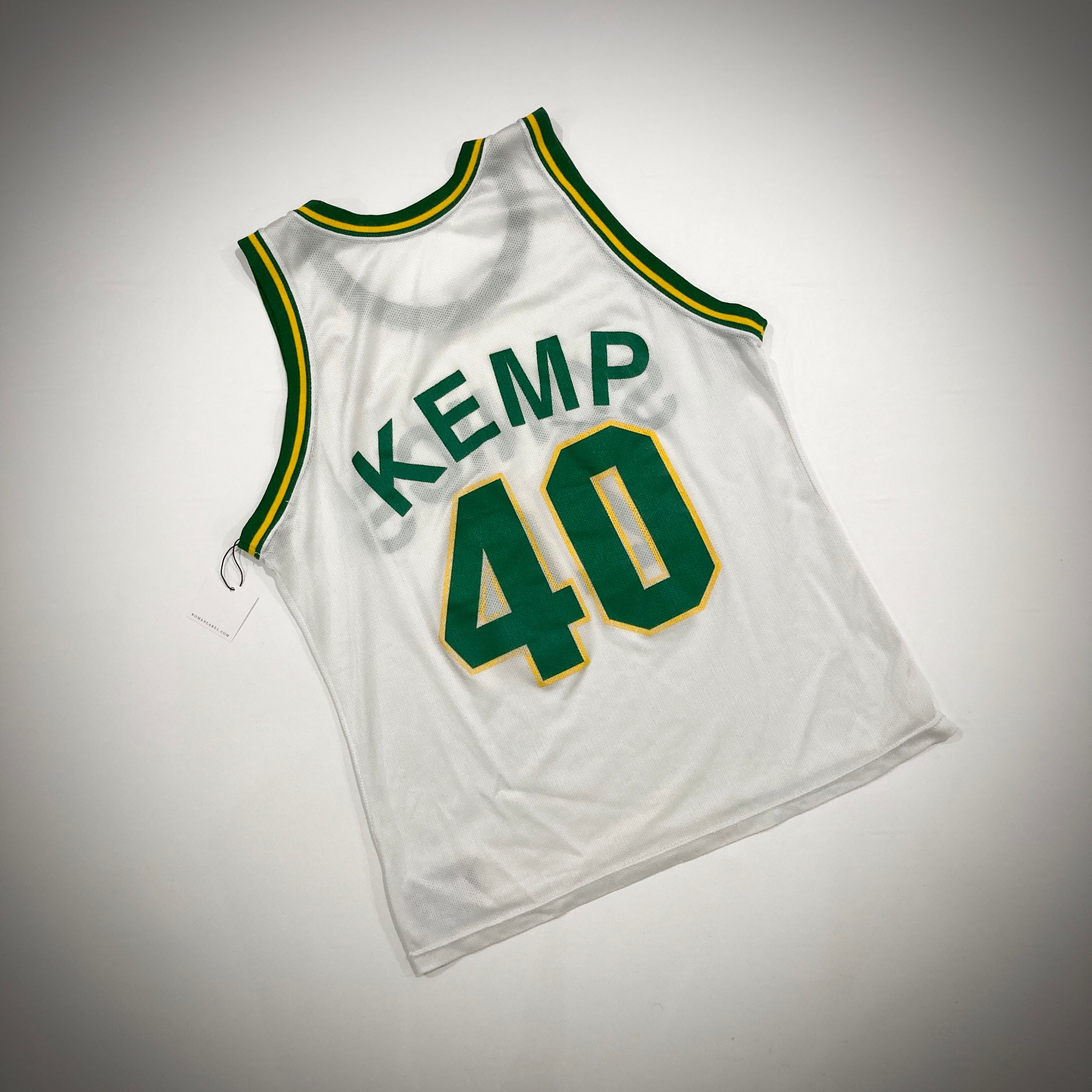 Vintage Champion Seattle SuperSonics Shawn Kemp Jersey