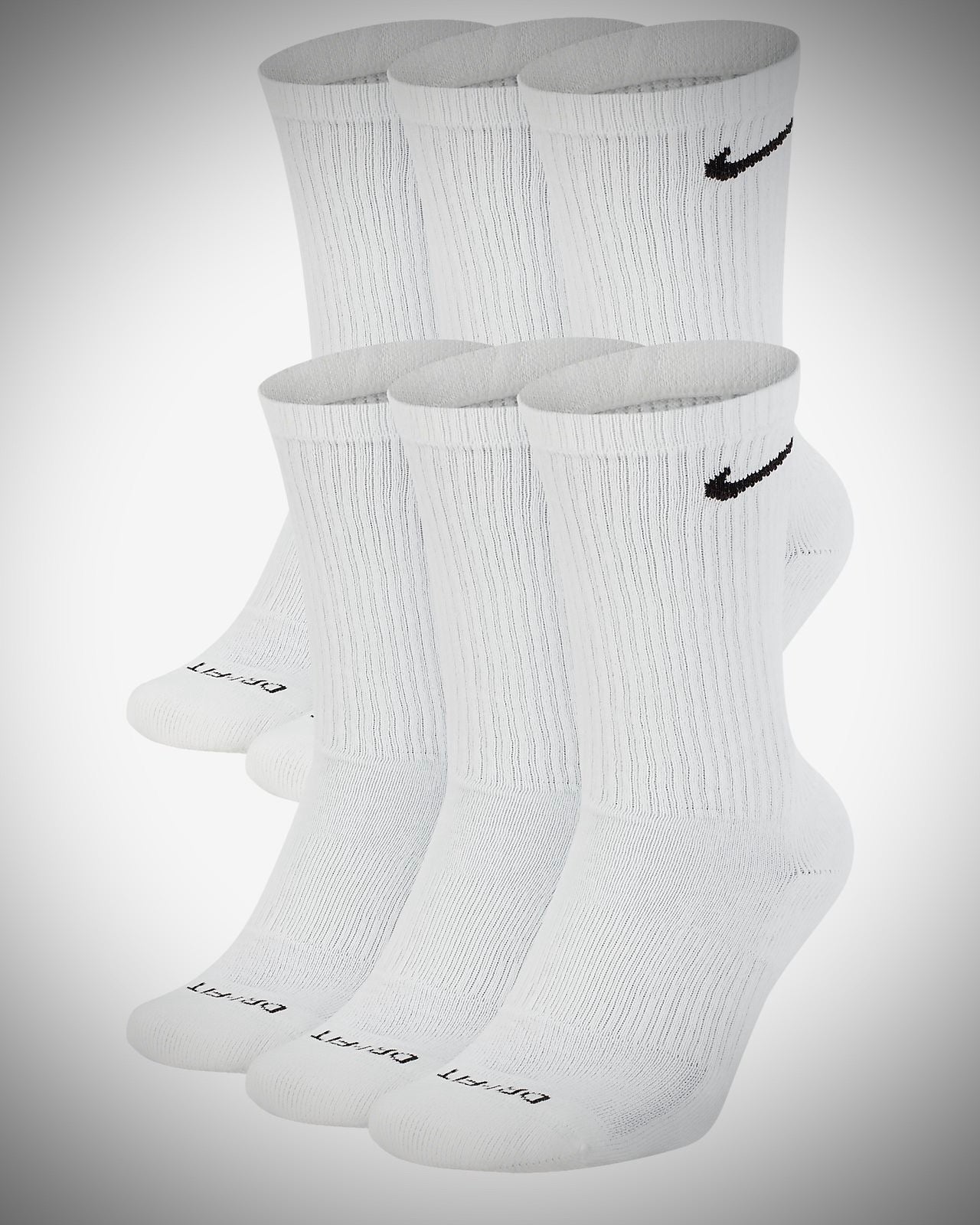 Nike Everyday Plus Cushioned Crew Socks (6-Pair)