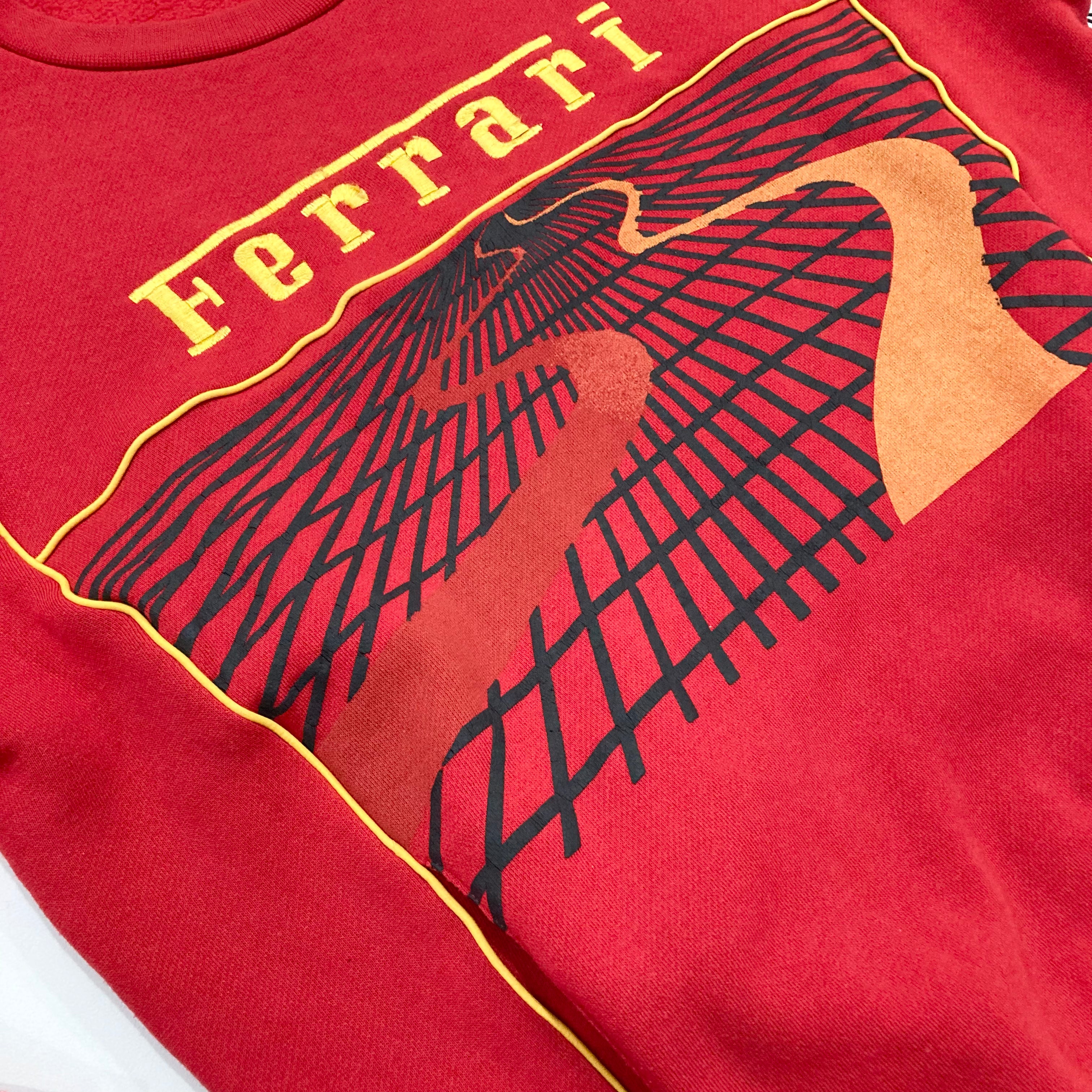 Vintage Ferrari Style Auto Sweatshirt
