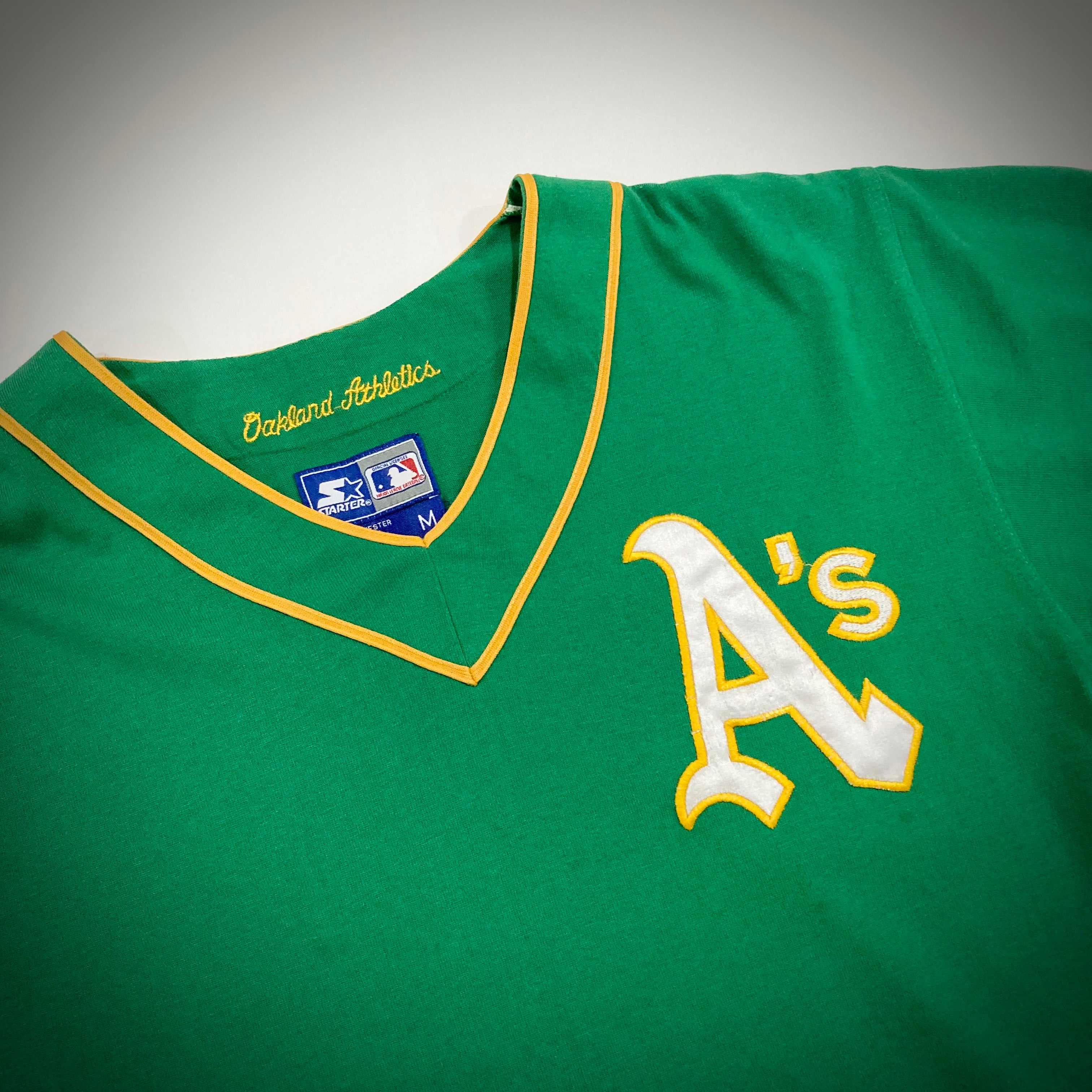 VINTAGE STARTER OAKLAND ATHLETICS JERSEY SHIRT