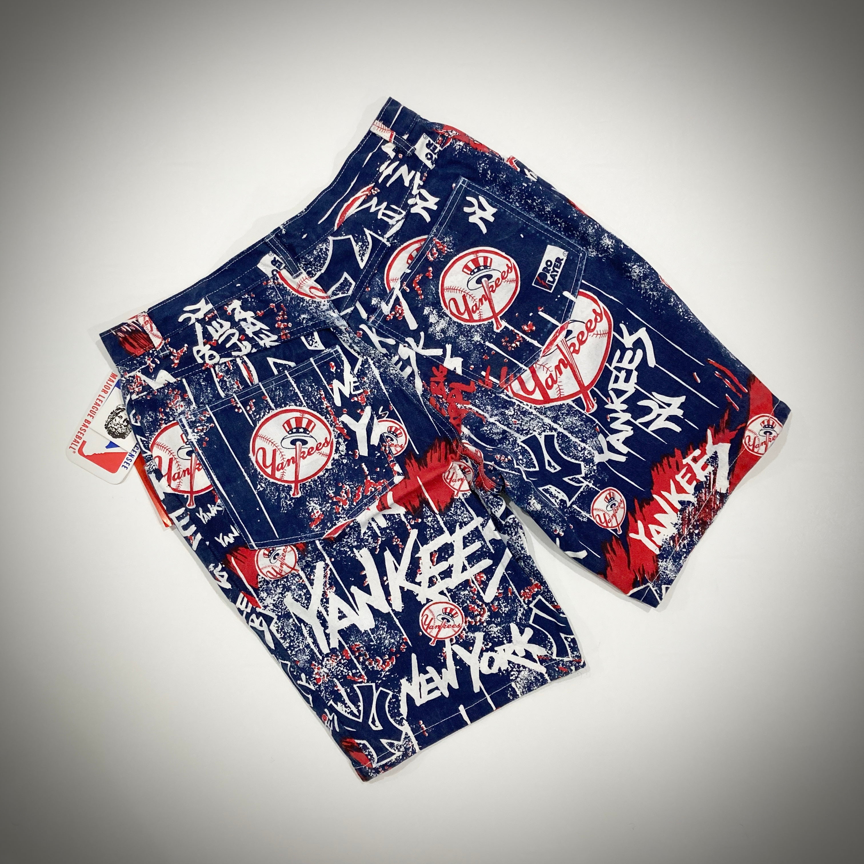 Vintage New York Yankee Denim Shorts
