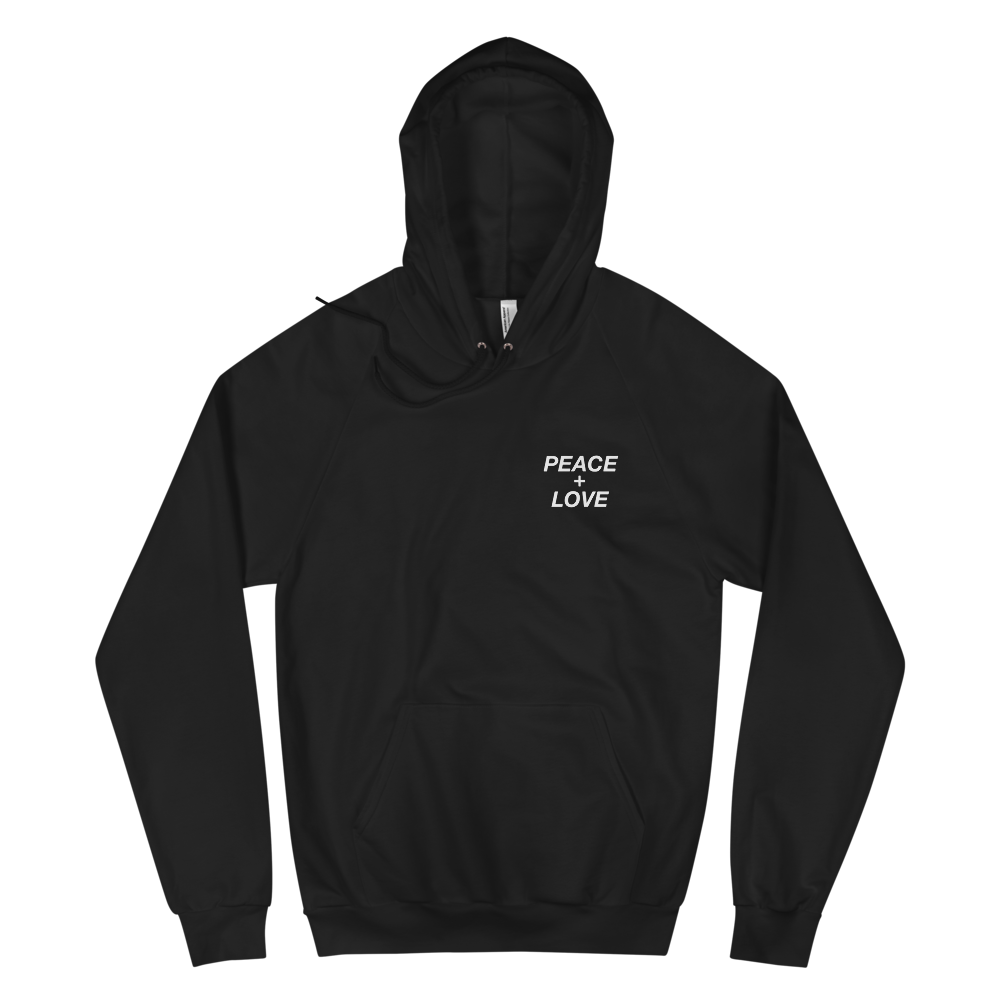 PEACE + LOVE HOODIE